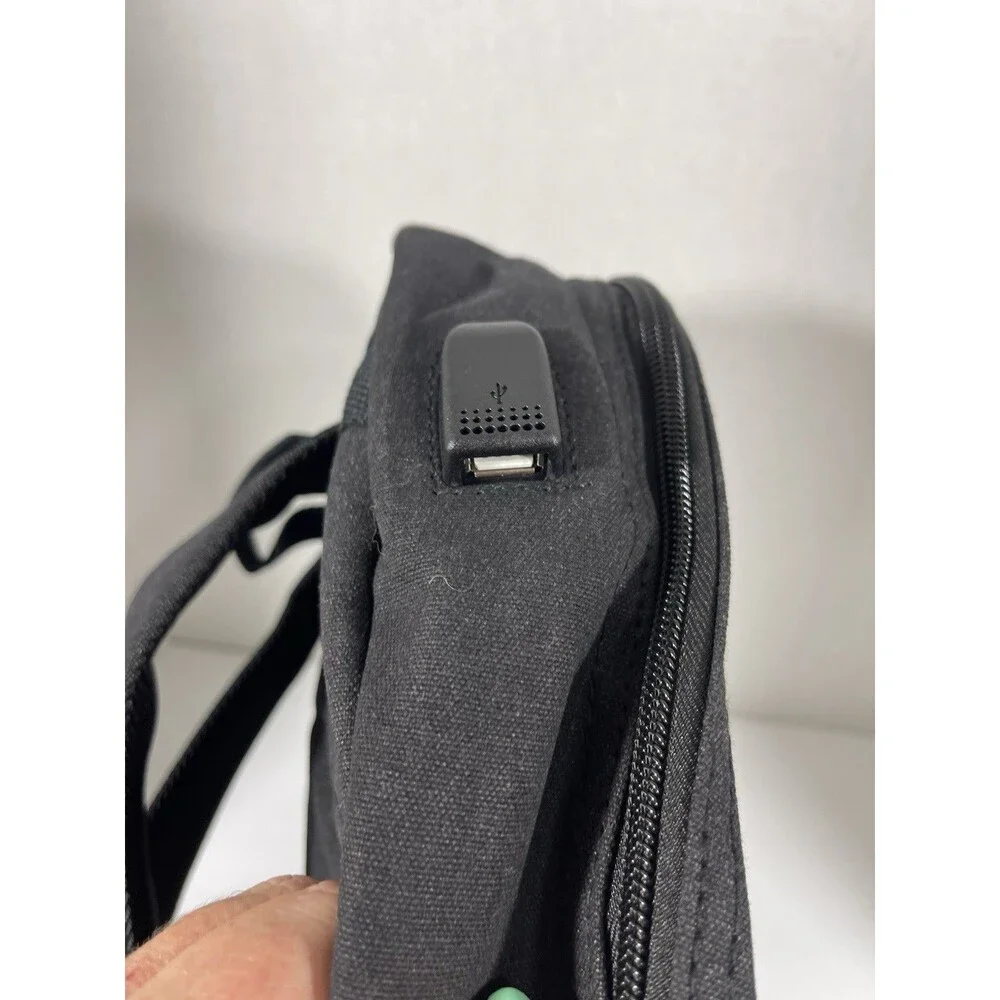 Bella Russo Multi Pocket USB Port Laptop Backpack New